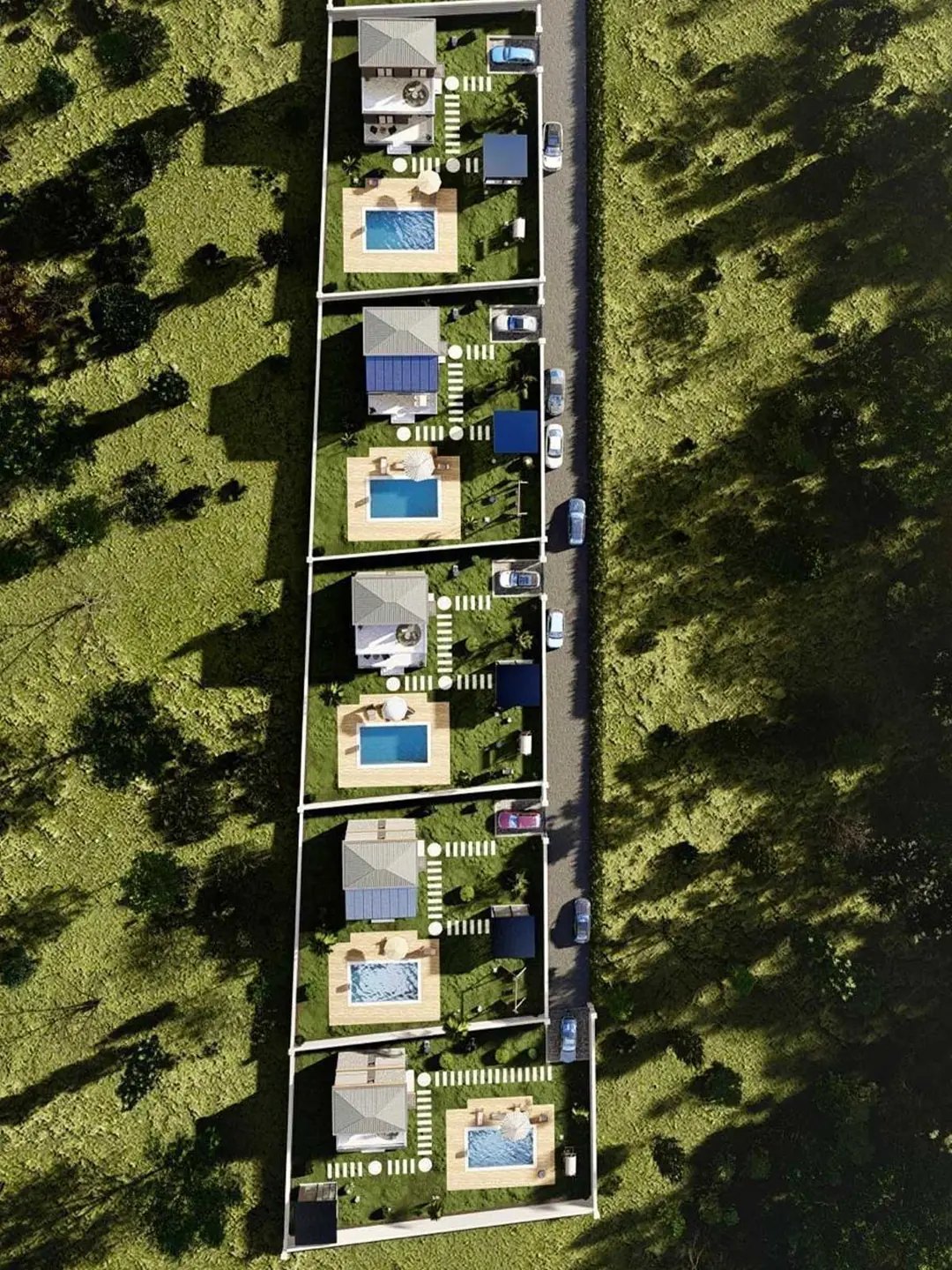 PANORAMİK DOĞA MANZARALI, PLAJA 10DK MESAFE, İMARLI-RUHSATLI-PROJELİ ARSALAR! 725m2 - KADIKÖY MH