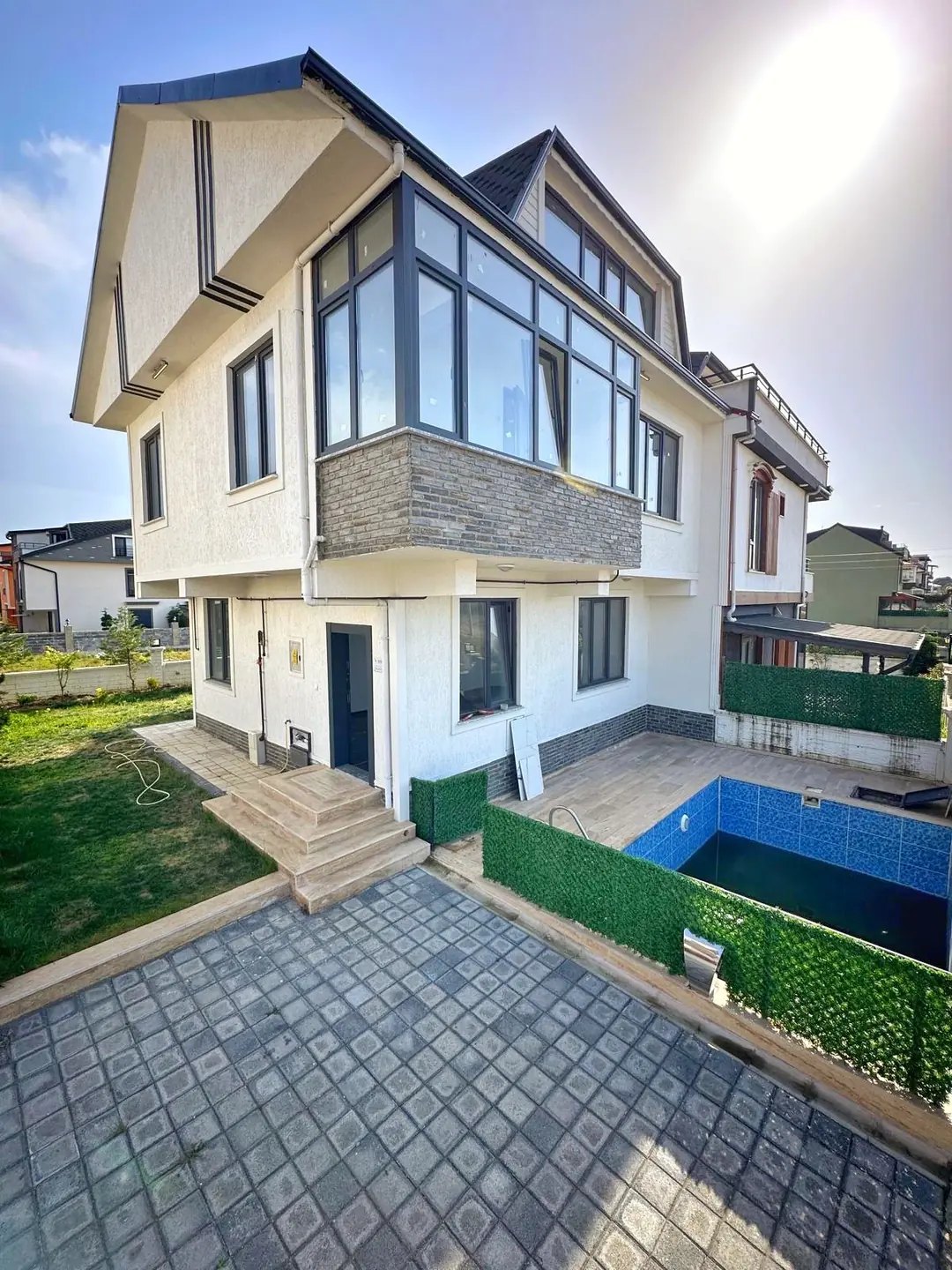 TAM BAĞIMSIZ MÜSTAKİL, DENİZ MANZARALI, AYRI MUTFAK, GENİŞ BAHÇE-BİNA KULLANIM ALANLI 4+1 TRİPLEKS VİLLA! KOCAALİ YALI MH — Satılık Villa, Kocaali